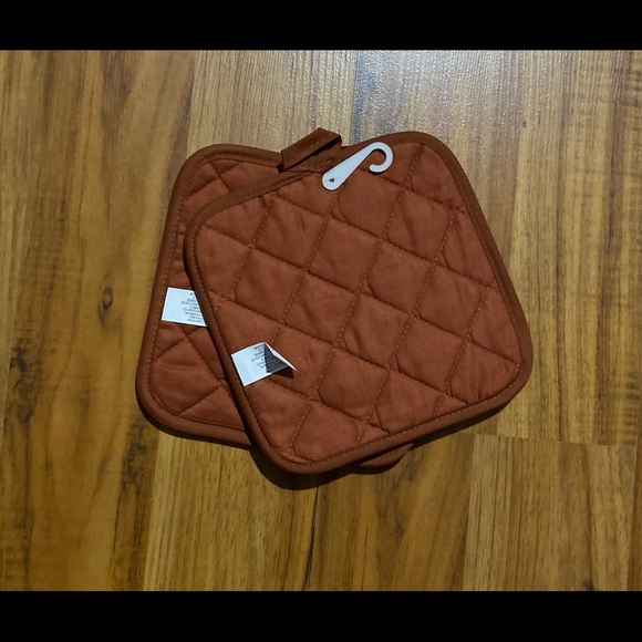 Home Collection 5 Piece Oven Mitt Pot Holders Dish Cloths Kitchen Bundle (New) - Picture 6 of 13